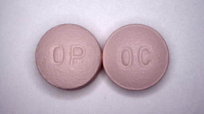 Pink OxyContin 20 mg