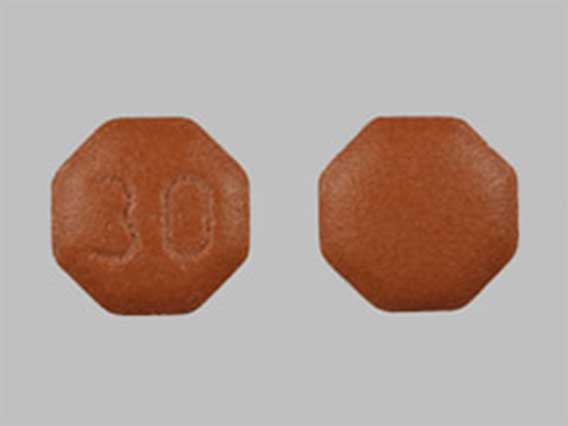 Brown Opana 30 mg