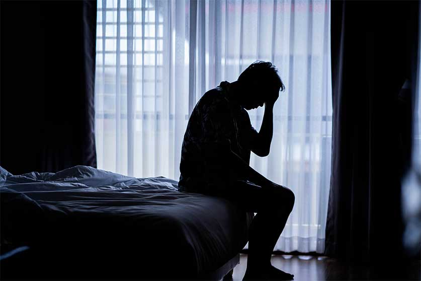 Man Worried In Bed-The Sexual Side Effects Of Tramadol