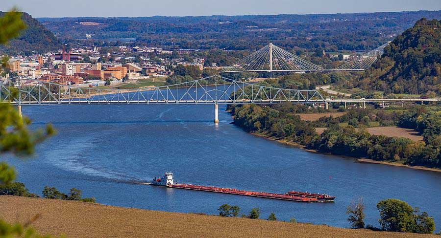 Ohio River In Portsmouth, OH-Scioto County, Ohio Drug Rehab & Addiction Services