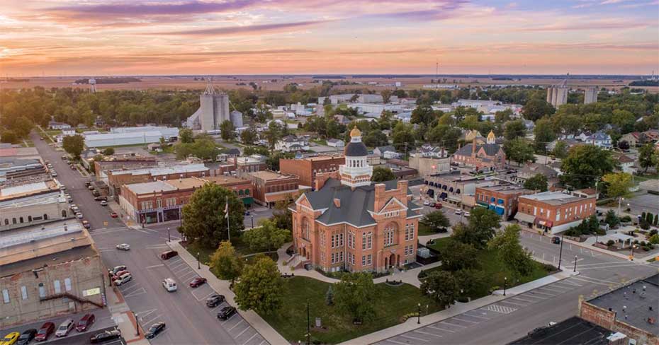 Bird's Eye View Of Paulding County, OH-Paulding County, Ohio Drug Rehab & Addiction Services