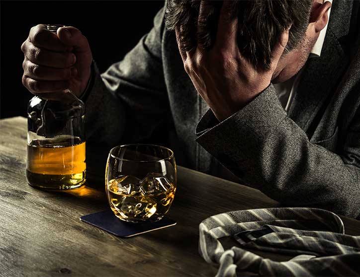 Man Suffering From Mental Illness & Alcoholism-Personality Disorders & Alcohol Abuse | Symptoms & Treatment
