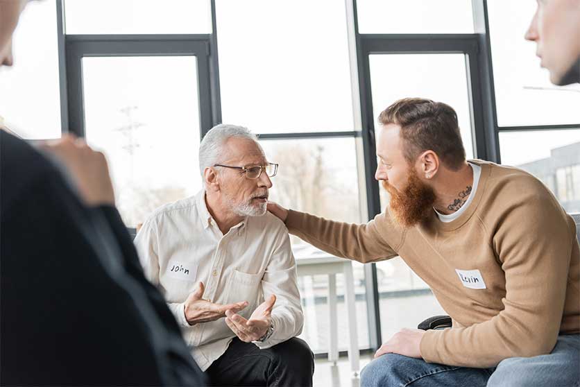 Group Therapy At A Men's Rehab Center-Drug & Alcohol Rehab Programs For Men In Ohio