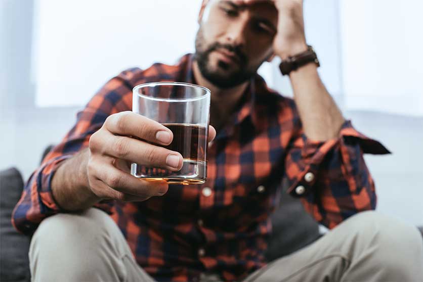 Man Drinking Liquor-The Effects Of Alcohol On The Body